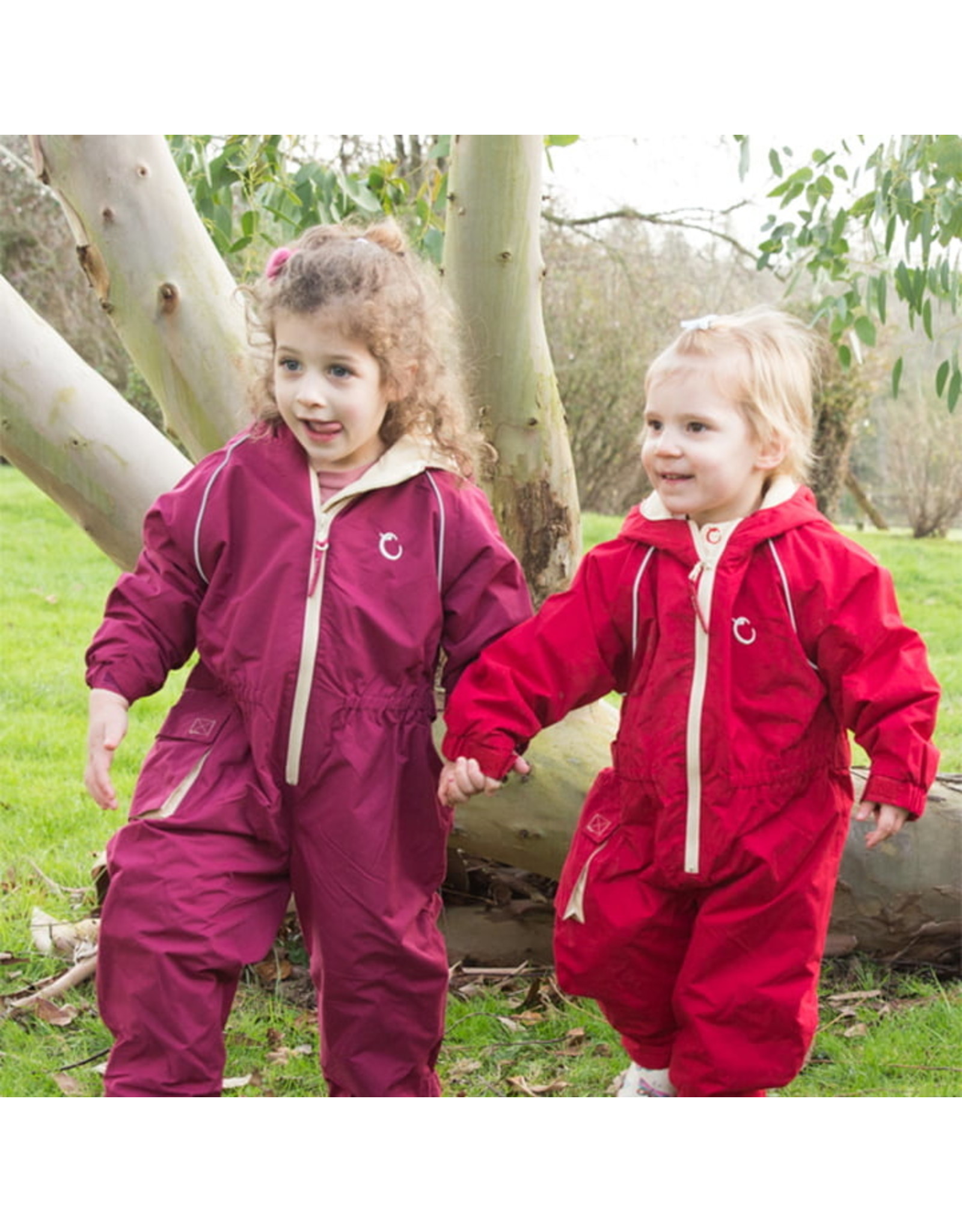 Toddler waterproof Fleece Lined Suit - Raspberry- 18-24 months
