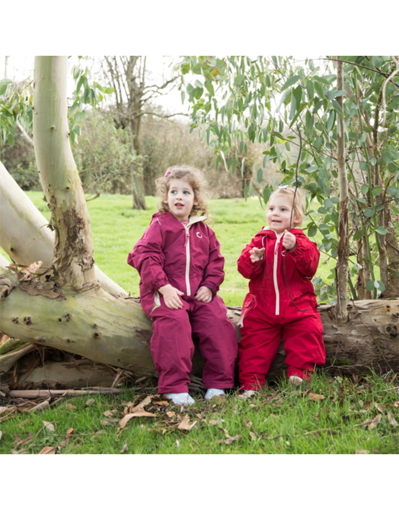 Toddler waterproof Fleece Lined Suit - Raspberry- 18-24 months