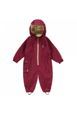 Toddler waterproof Fleece Lined Suit - Raspberry- 18-24 months