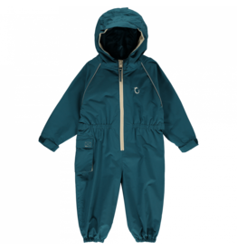 Toddler Waterproof Suit All in One Unlined - Peacock Green- 3-4 Years