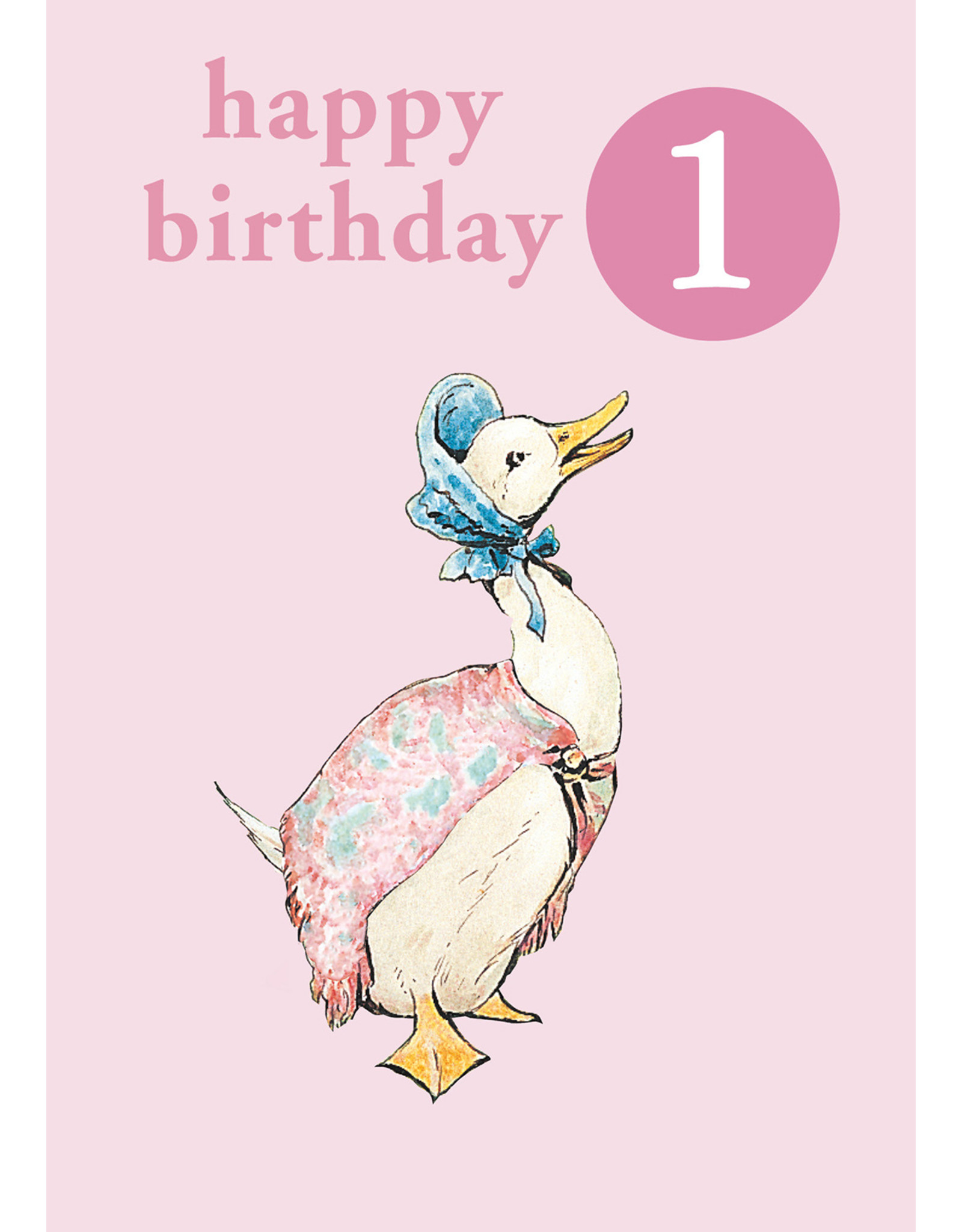 Beatrix Potter Happy Birthday - Age 1 with Badge