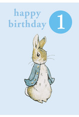 Beatrix Potter Happy Birthday - Age 1 with Badge
