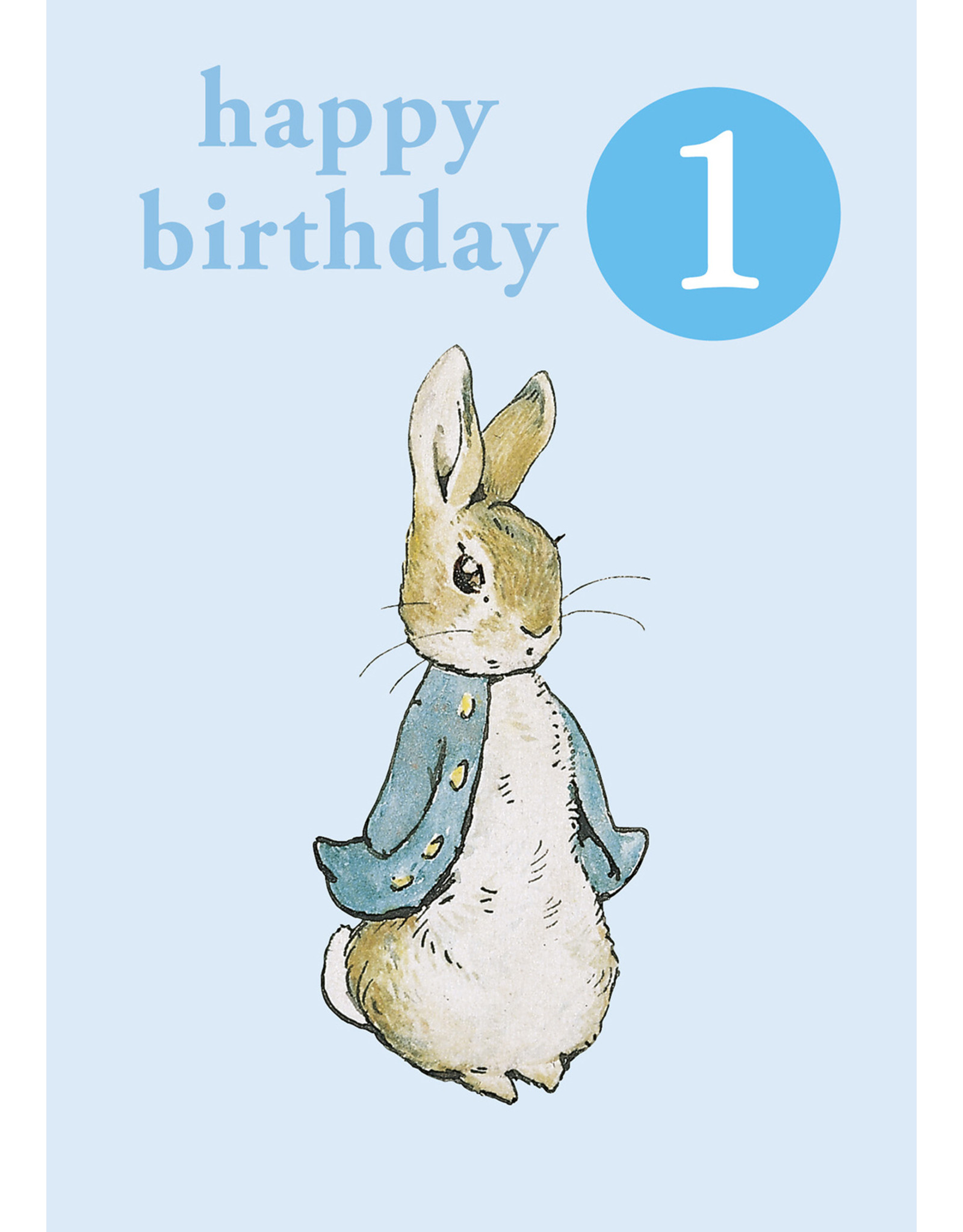 Beatrix Potter Happy Birthday - Age 1 with Badge