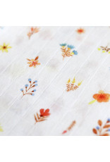 Fox in the Attic Muslin Swaddle Blanket - Little Flowers