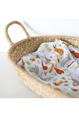 Fox in the Attic Muslin Swaddle Blanket - Bunnies
