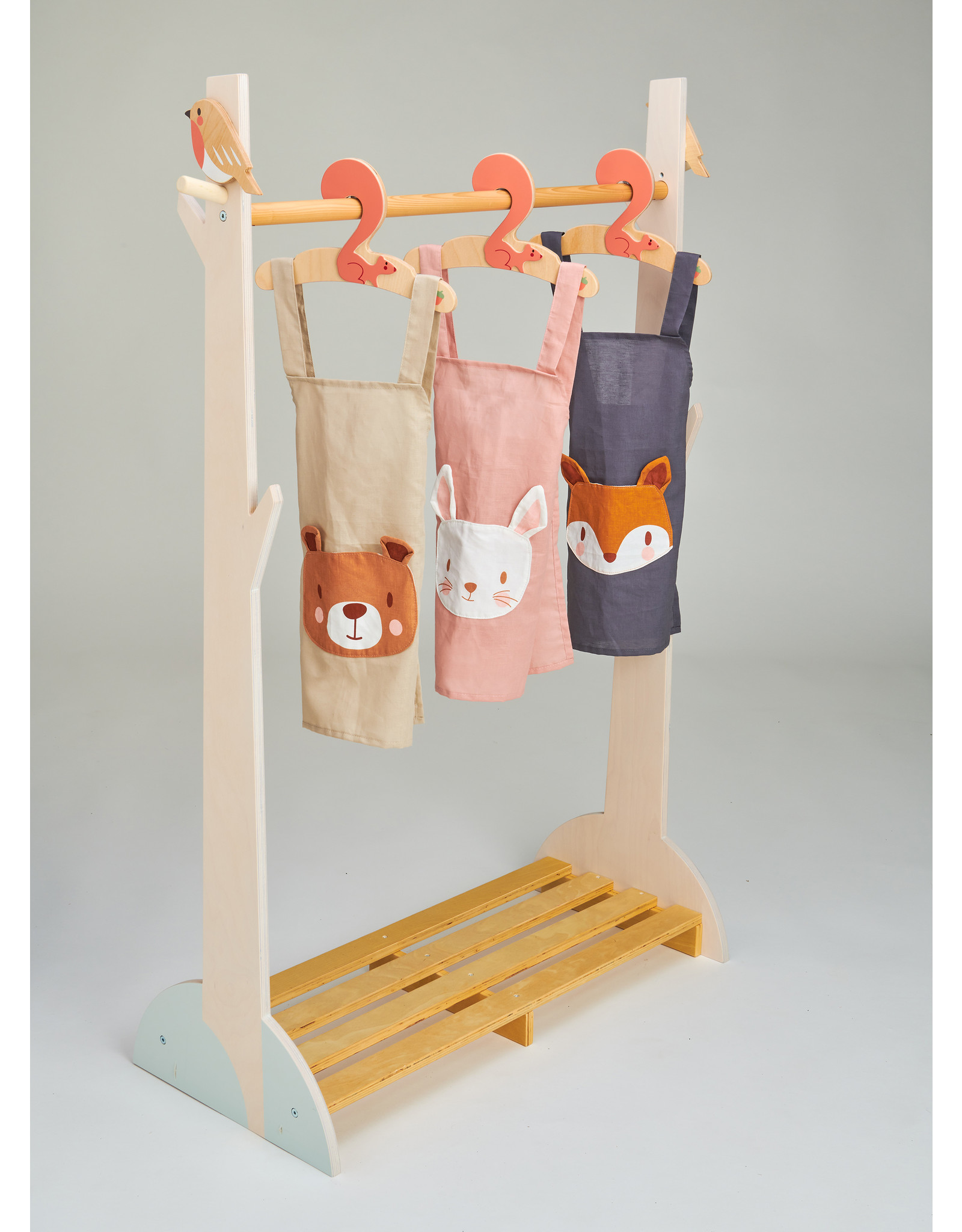 Threadbear Design Fox Linen Apron