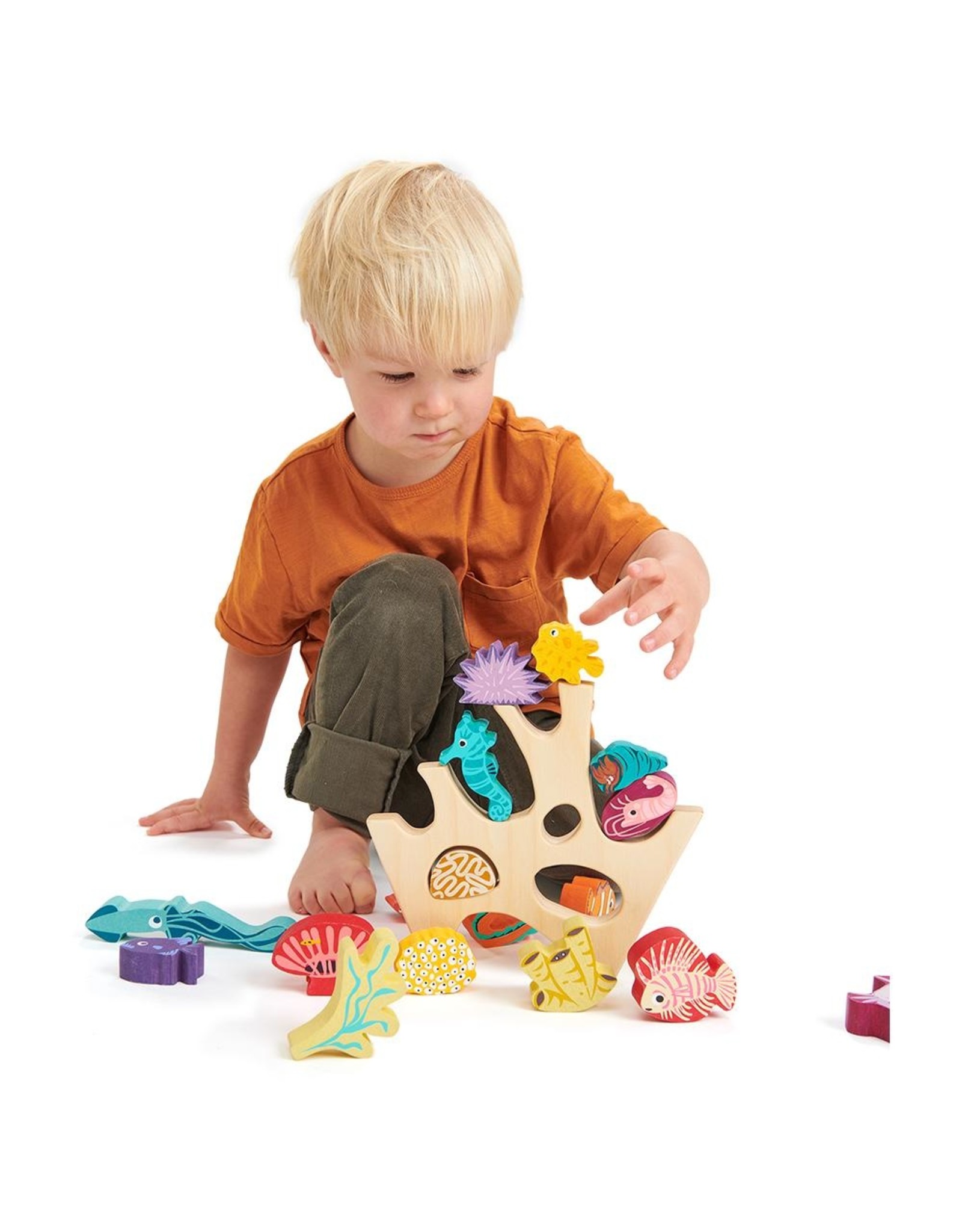 Tender Leaf Toys Stacking Coral Reef