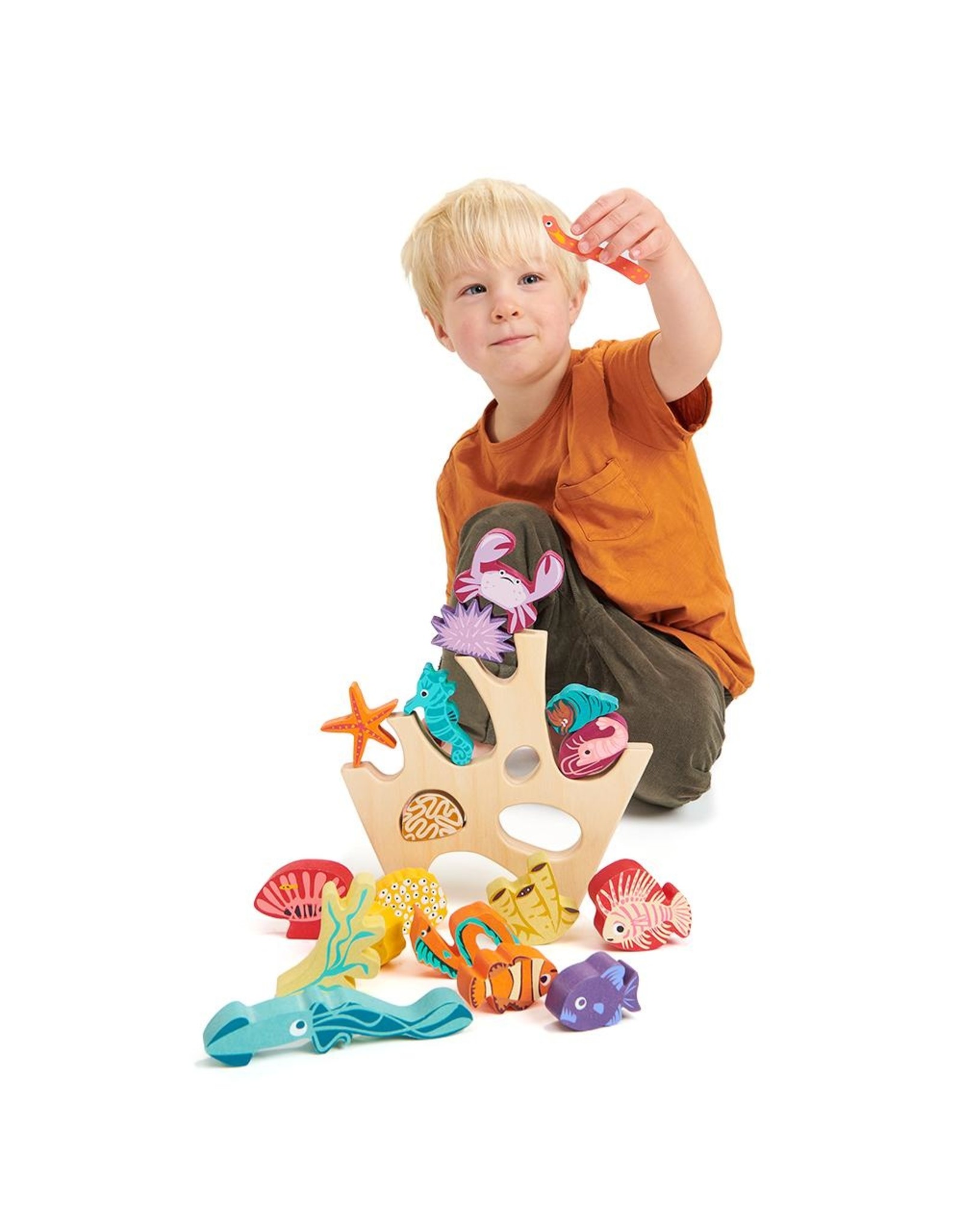 Tender Leaf Toys Stacking Coral Reef