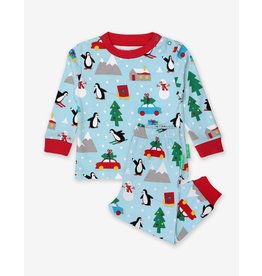 Toby Tiger Toby Tiger Organic Penguin Christmas Pyjamas