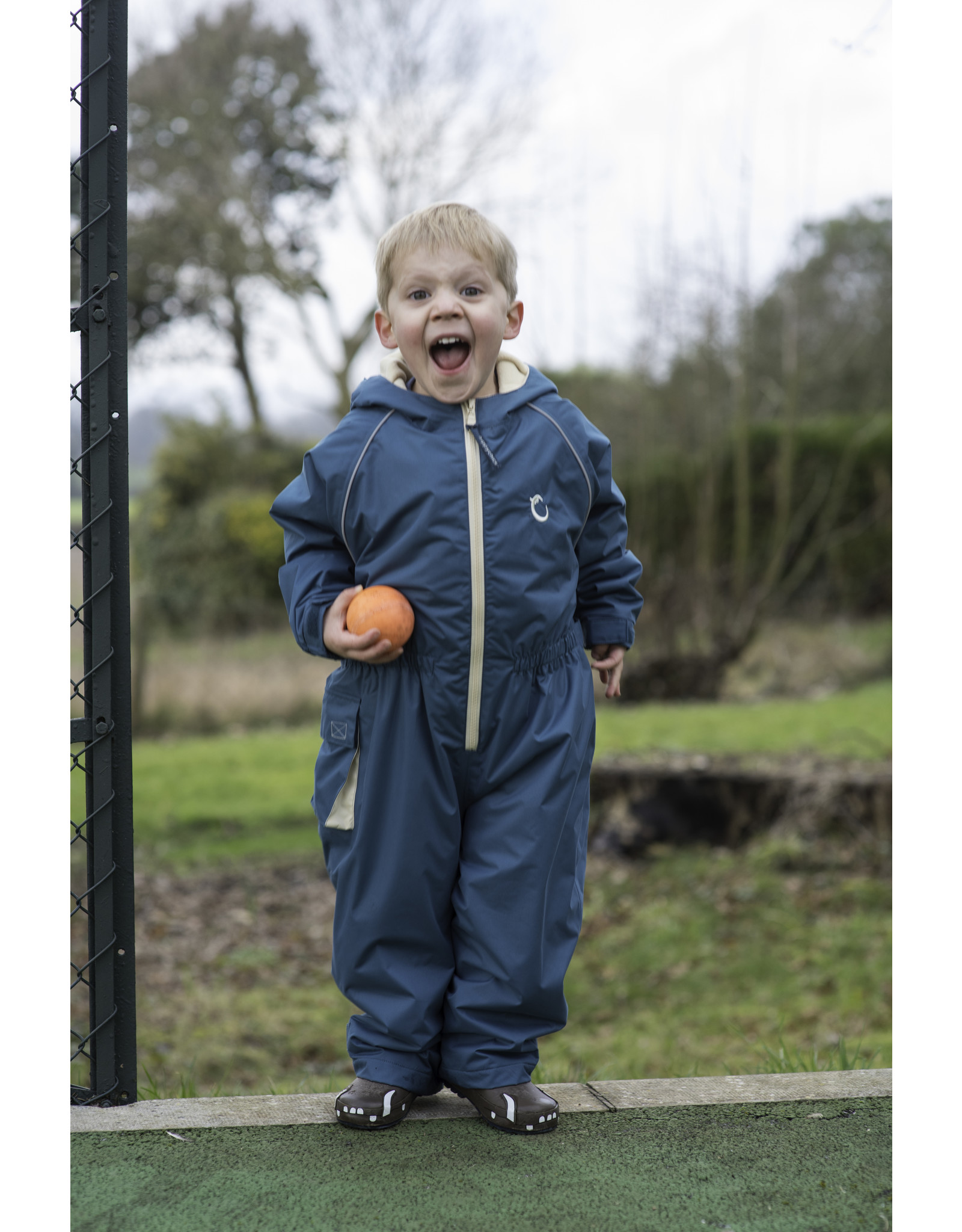 Toddler waterproof Fleece Lined Suit- Peacock Green- 18-24 months