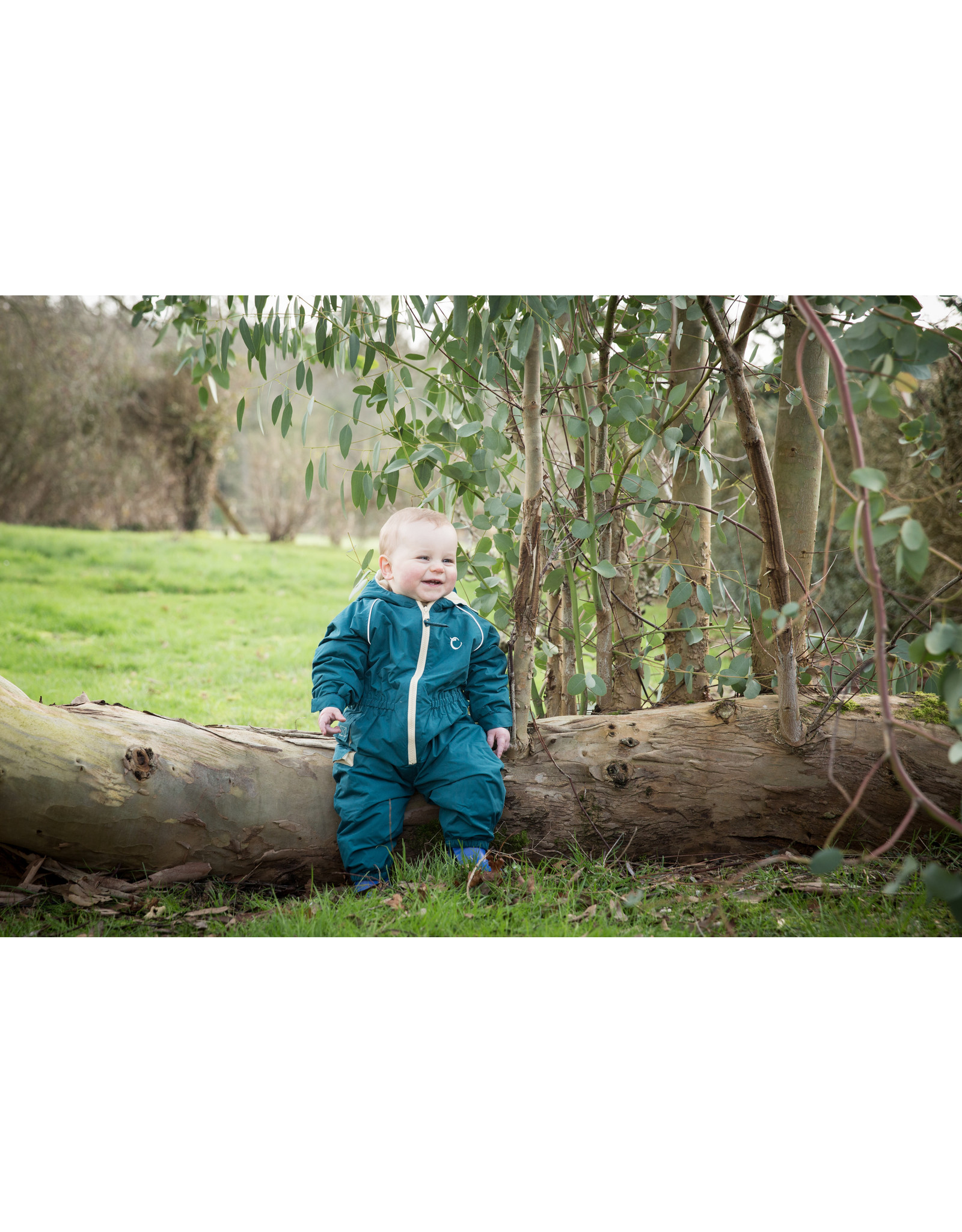 Toddler waterproof Fleece Lined Suit- Peacock Green- 18-24 months