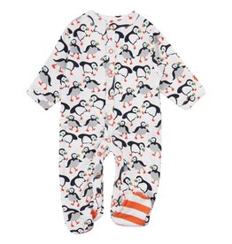 Piccalilly Piccalilly Footed Sleepsuit - Puffins