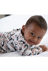 Piccalilly Piccalilly Footed Sleepsuit - Puffins