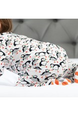 Piccalilly Piccalilly Footed Sleepsuit - Puffins