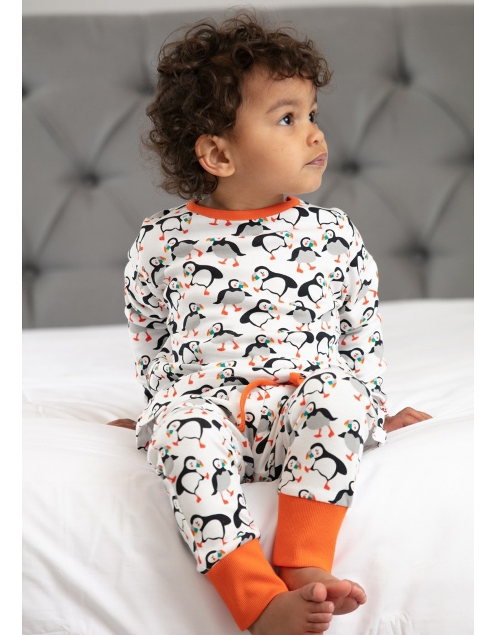 Piccalilly Piccalilly Kids Pyjamas- Puffins