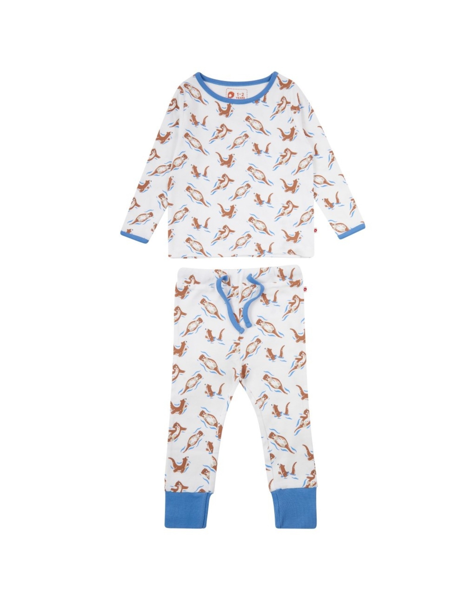 Piccalilly Piccalilly Kids Pyjamas- Otter
