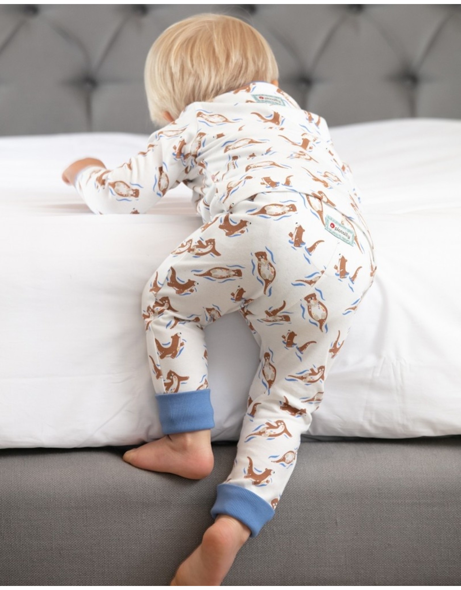 Piccalilly Piccalilly Kids Pyjamas- Otter