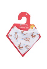 Piccalilly Piccalilly 2 in 1 Bandana Bib and Burp Cloth - Otter