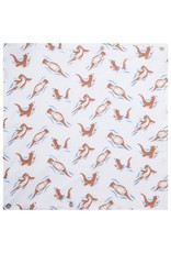 Piccalilly Piccalilly 2 in 1 Bandana Bib and Burp Cloth - Otter