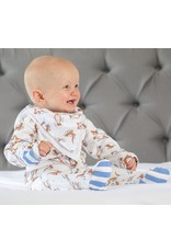 Piccalilly Piccalilly Footed Sleepsuit - Otters