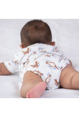 Piccalilly Piccalilly 2 Pack Baby Bodysuits - Otters