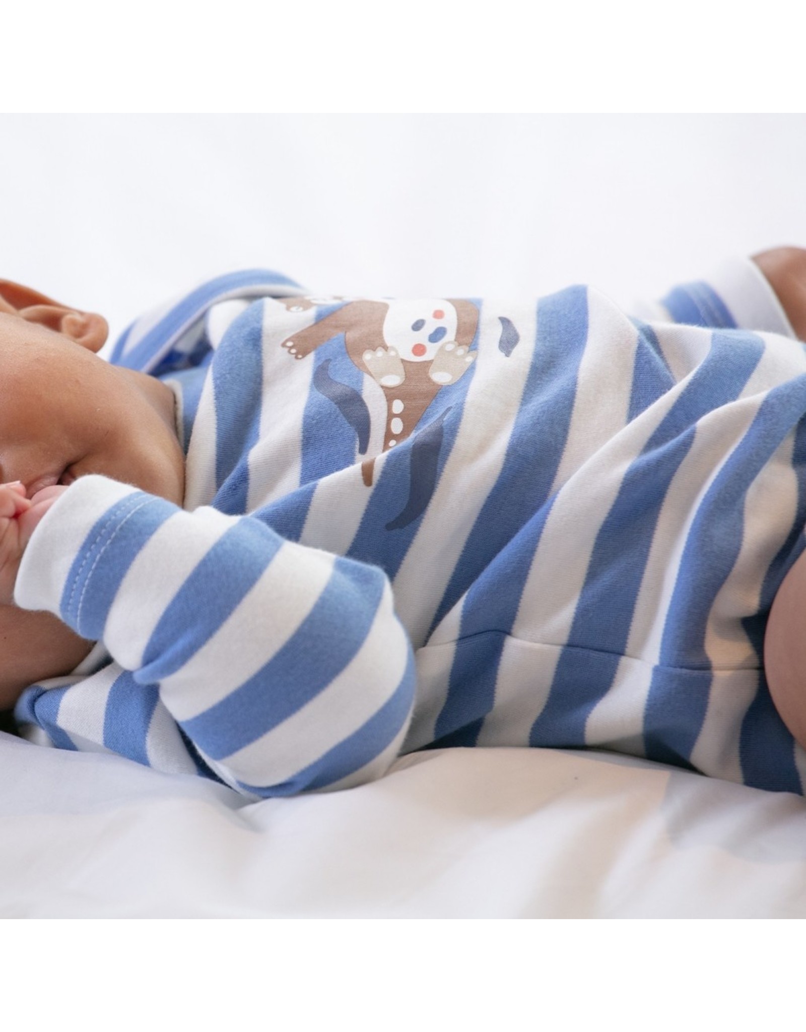 Piccalilly Piccalilly 2 Pack Baby Bodysuits - Otters