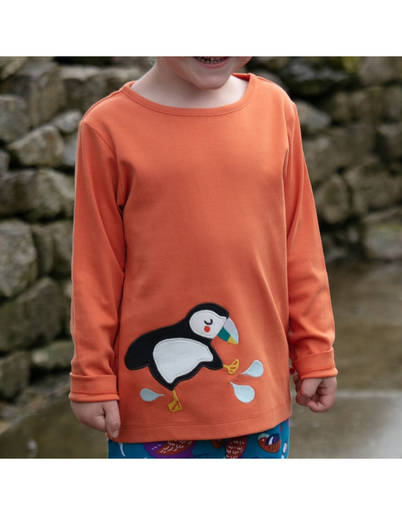 Piccalilly Piccalilly Kids Top - Puffin
