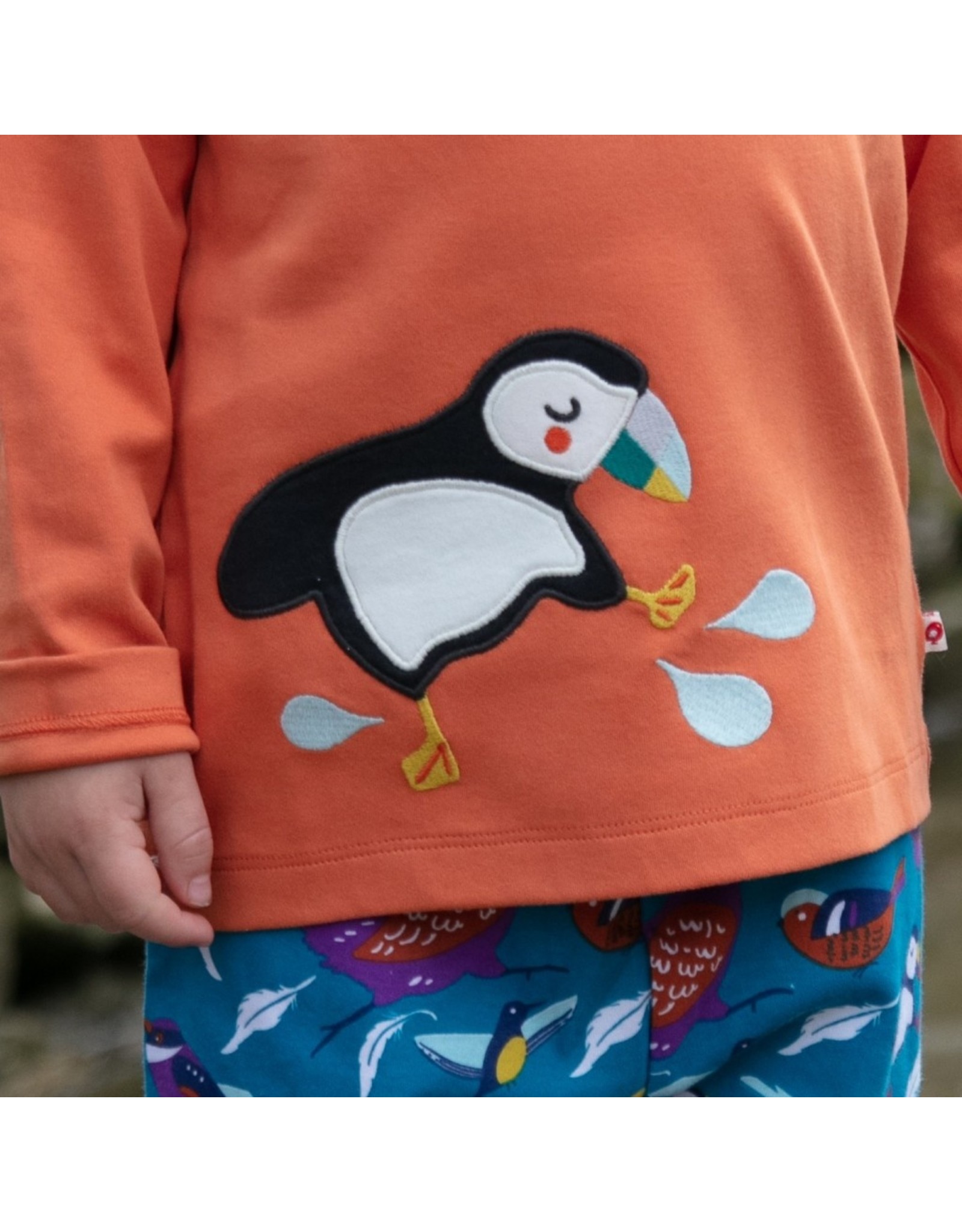 Piccalilly Piccalilly Kids Top - Puffin