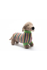 Best Years Knitted Sausage Dog Soft Toy
