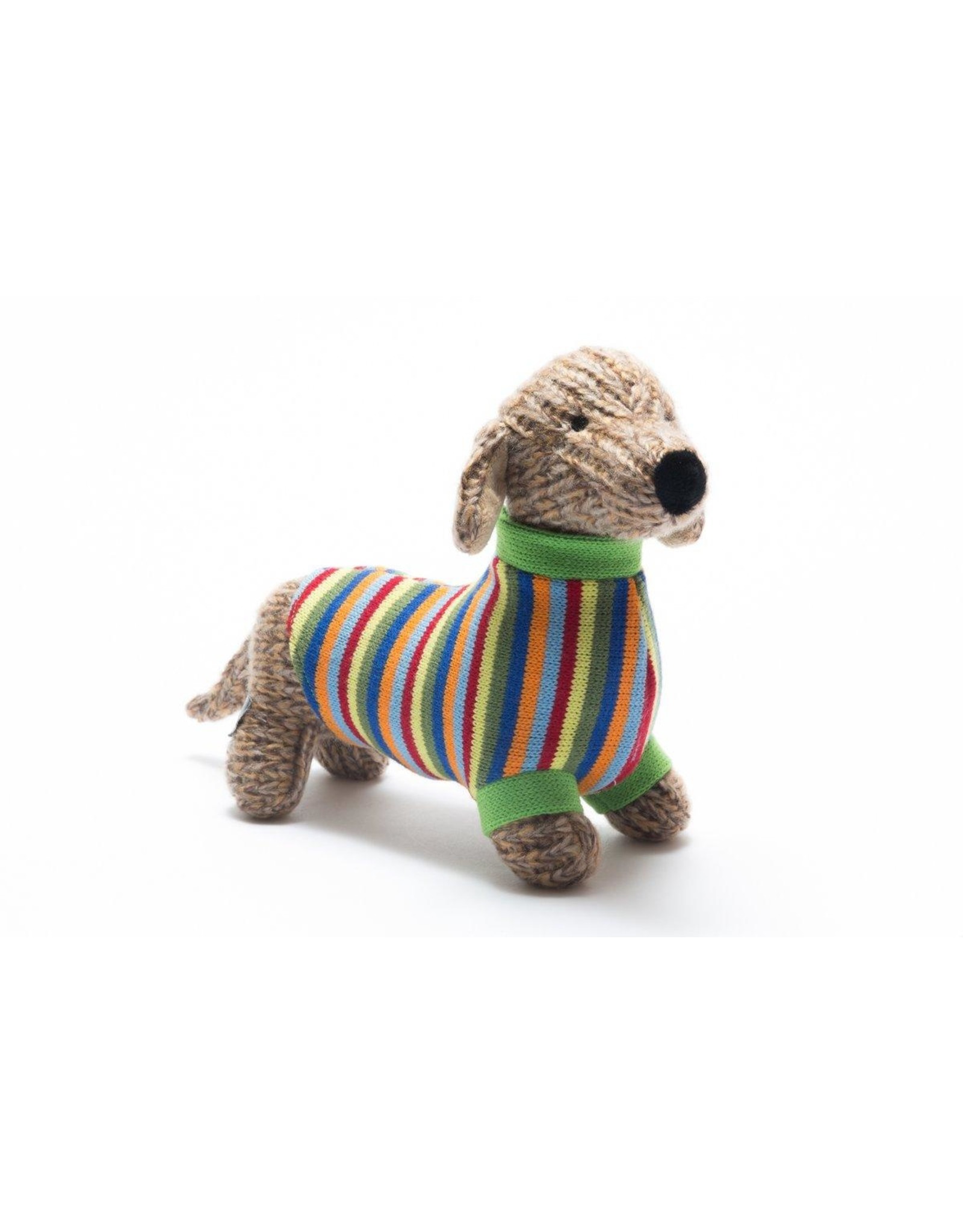 Best Years Knitted Sausage Dog Soft Toy