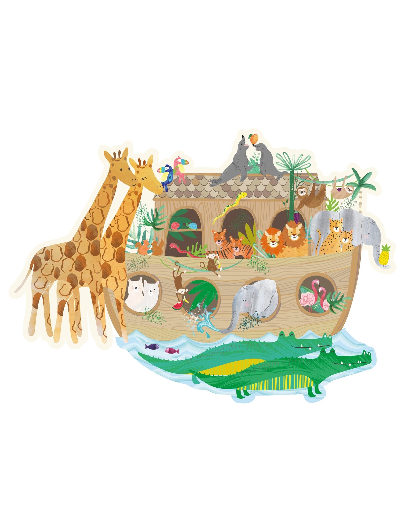 100 Piece  3 in 1 Jigsaw - Jungle Ark