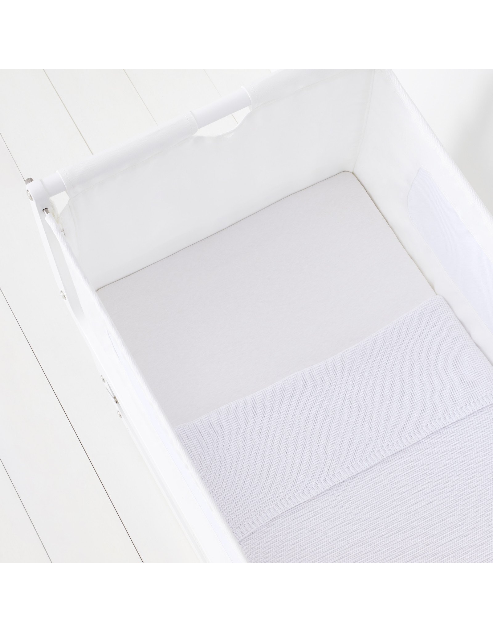 Crib 2 Pack Fitted Sheets – White