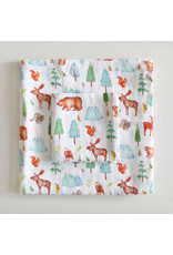 Fox in the Attic Muslin Swaddle Blanket - Mountain Life