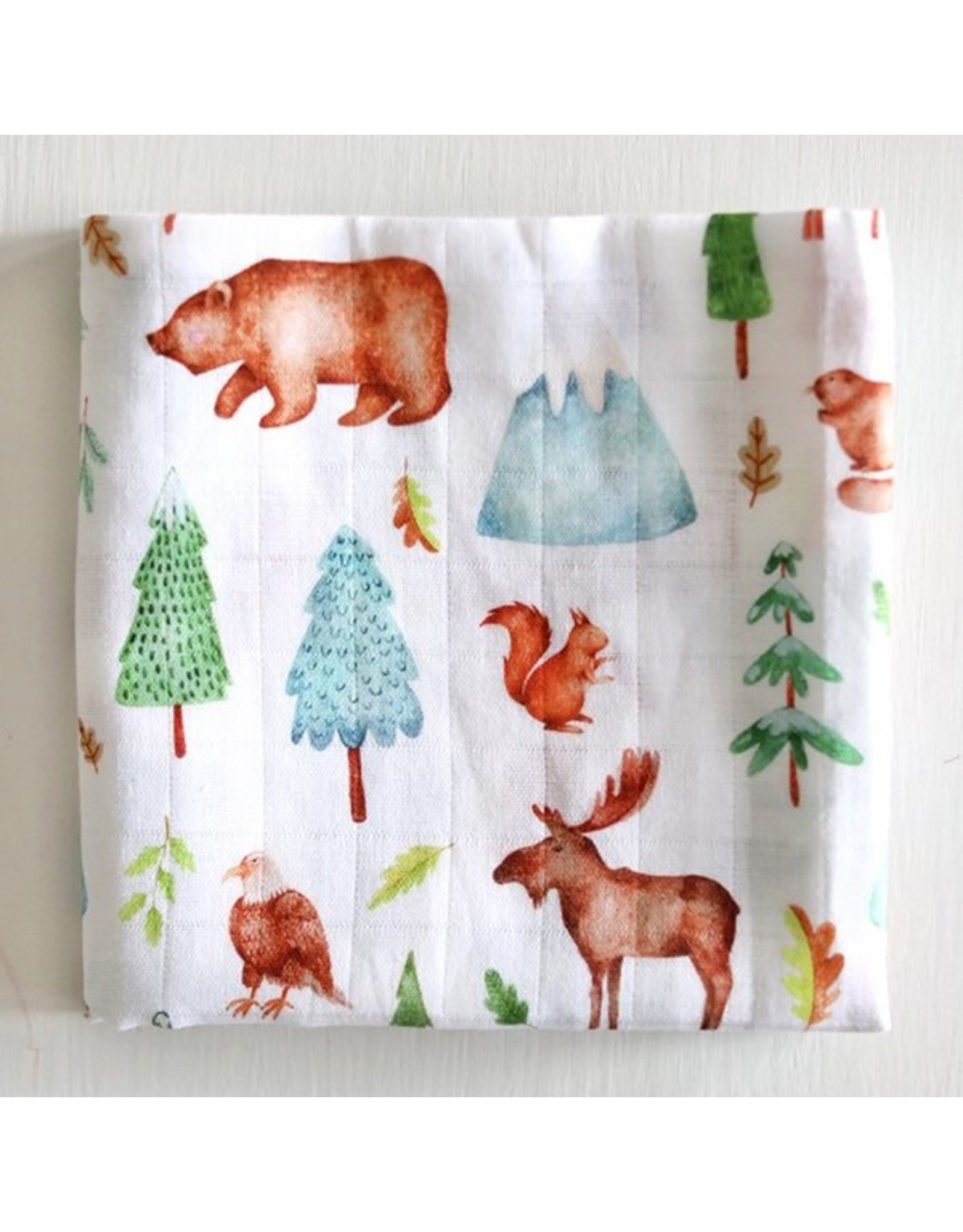 Fox in the Attic Muslin Square - Mountain Life