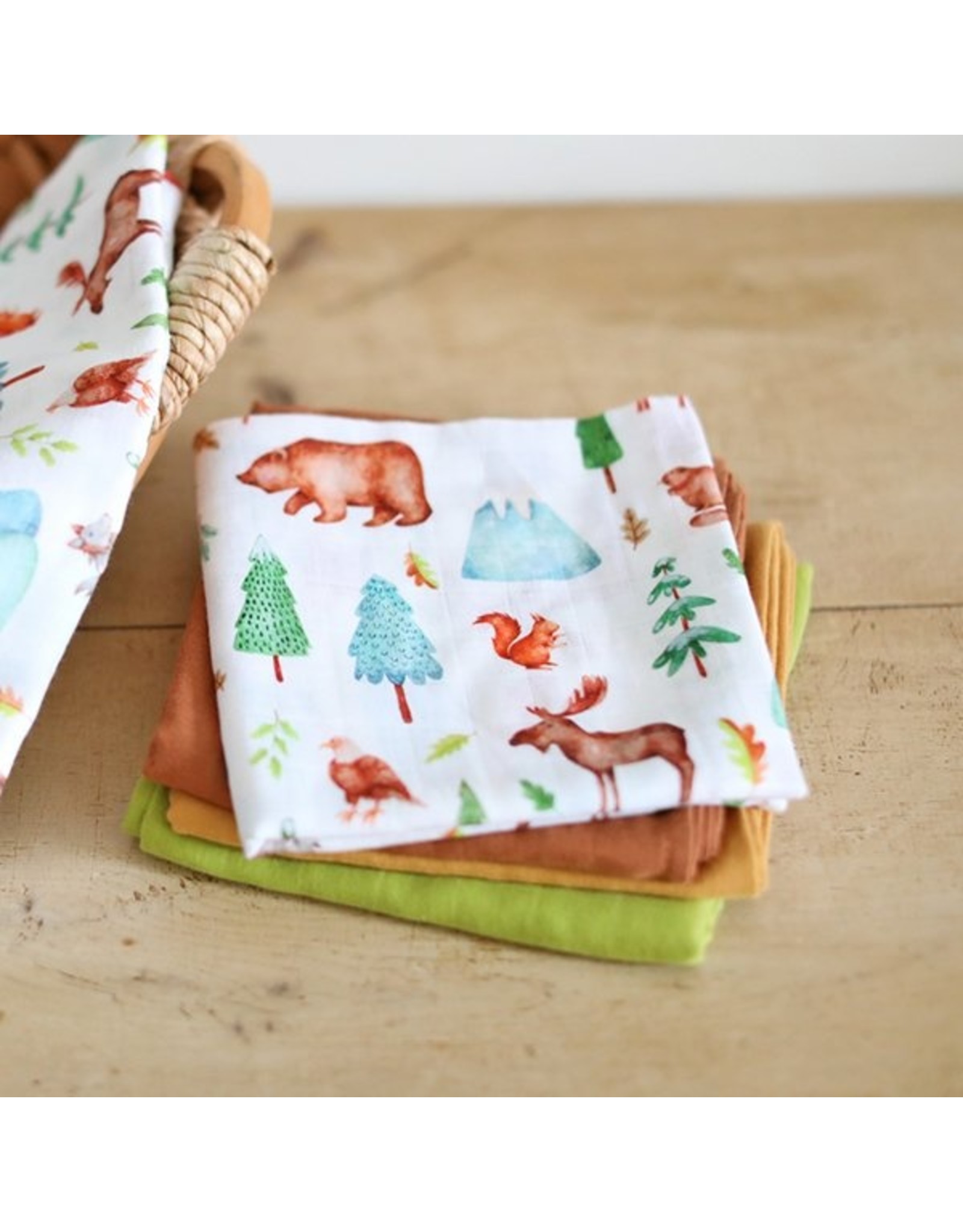 Fox in the Attic Muslin Square - Mountain Life