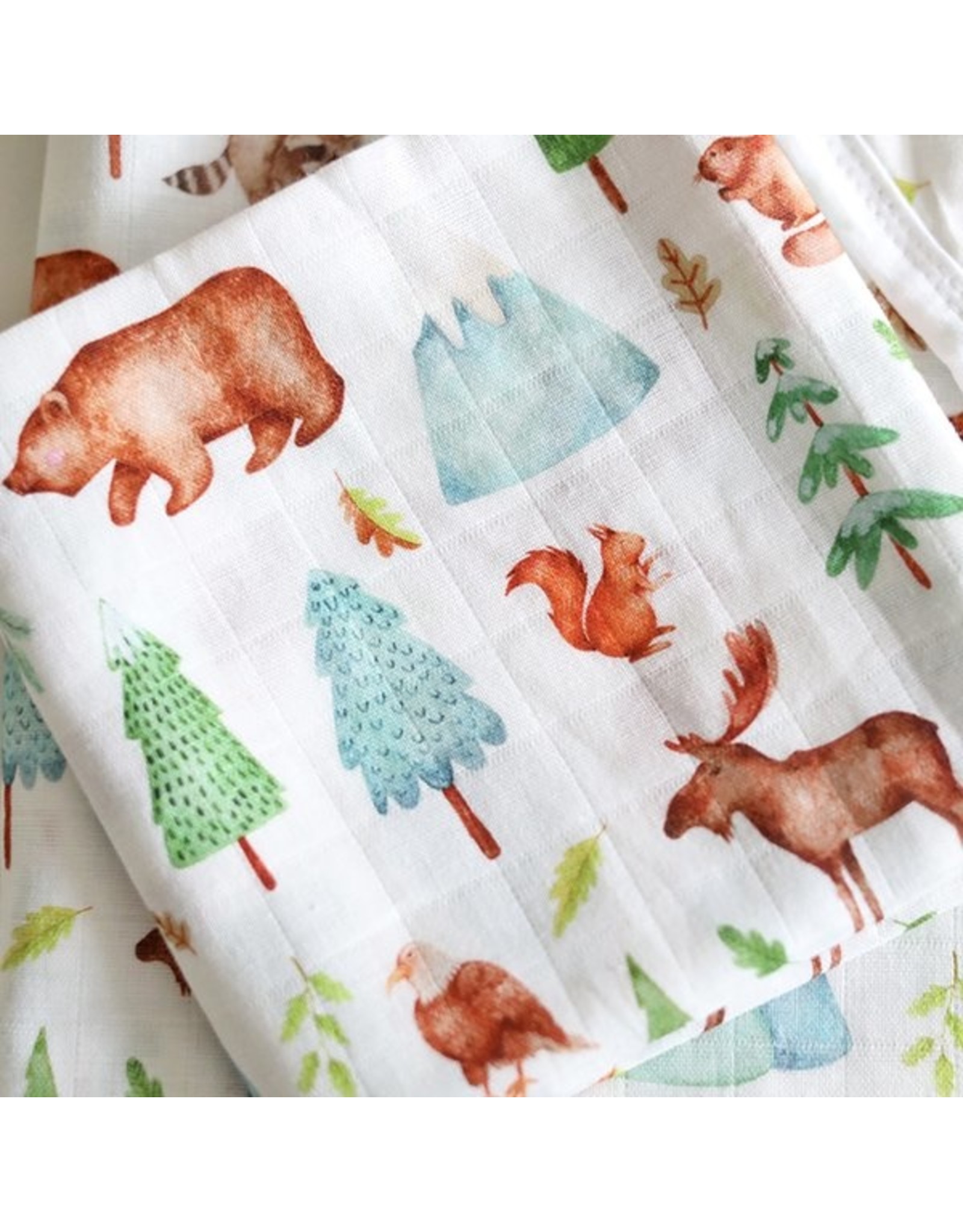 Fox in the Attic Muslin Square - Mountain Life