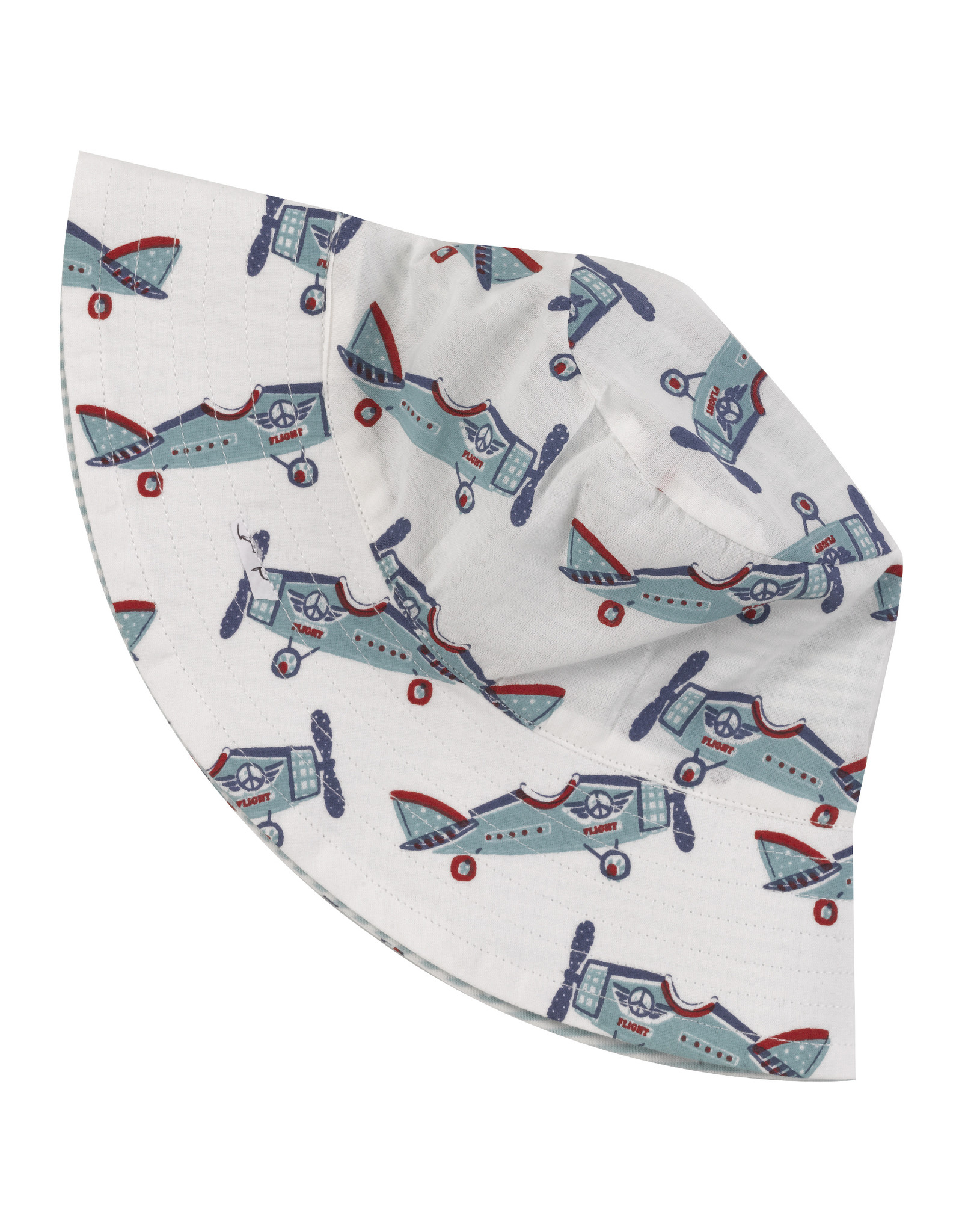 Pigeon Organics  Reversible Sunhat- Aeroplanes
