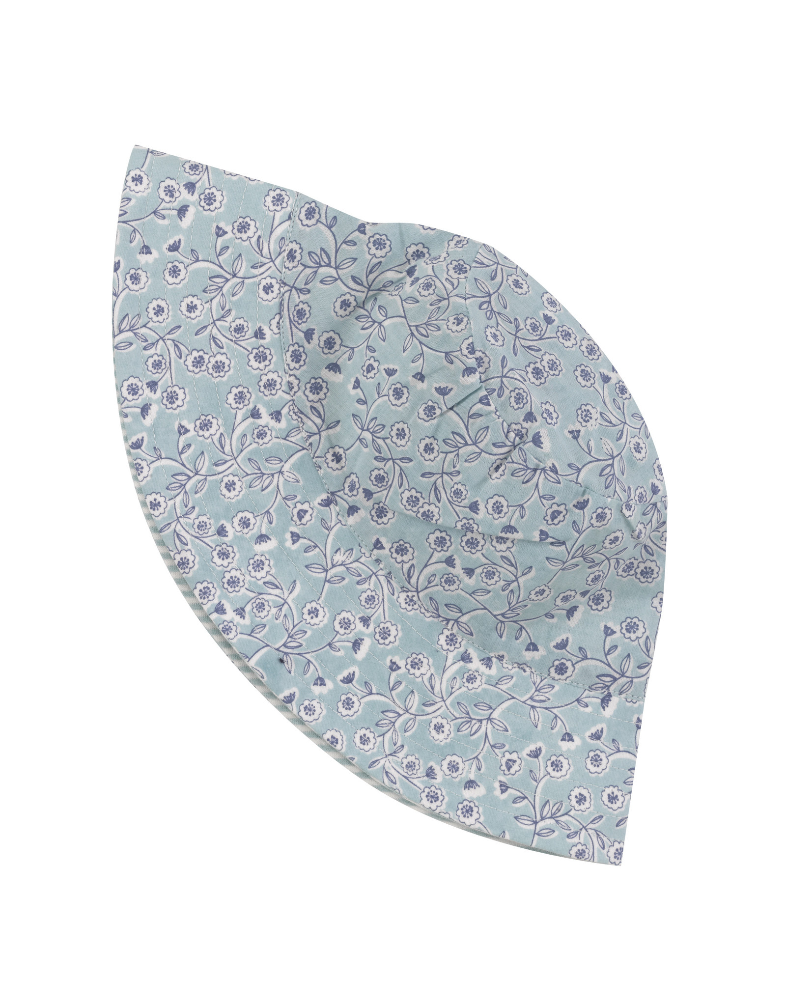 Pigeon Organics  Reversible Sunhat- Blossom Turquoise