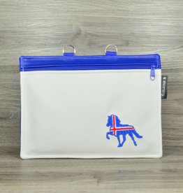 Edelzosse Equidenpasstasche Flaggentölter