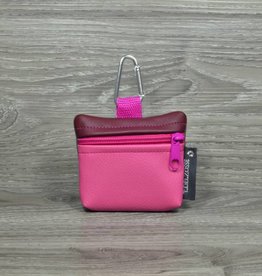Edelzosse Mini-Tasche Pink-Bordeaux