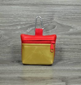 Edelzosse Mini-Tasche Gold-Rot