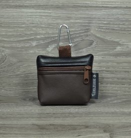 Edelzosse Mini-Tasche Braun-Schwarz