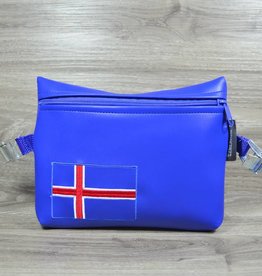 Edelzosse Notfalltasche Islandflagge- Bestickt