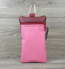 Edelzosse Handytasche Rosa- Bordeaux