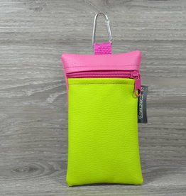 Edelzosse Handytasche Apfelgrün- Pink