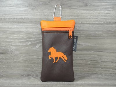 Edelzosse Handytasche Tölter Orange