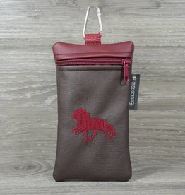 Edelzosse Handytasche Tölter Bordeaux