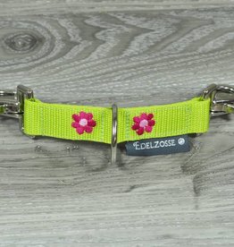 Edelzosse Longierbrille Grün- Blume Bestickt