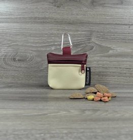 Edelzosse Mini-Tasche Beige- Bordeaux