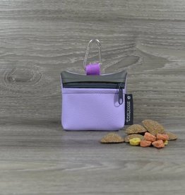 Edelzosse Mini-Tasche Flieder-Grau